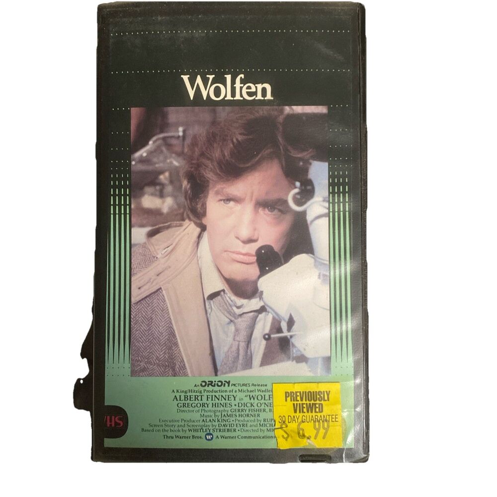Wolfen Blockbuster VHS Video Tape  Very Rare
